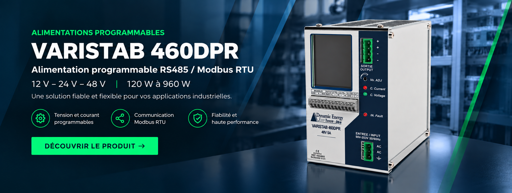 Alimentation-programmable-Varistab-460DPR